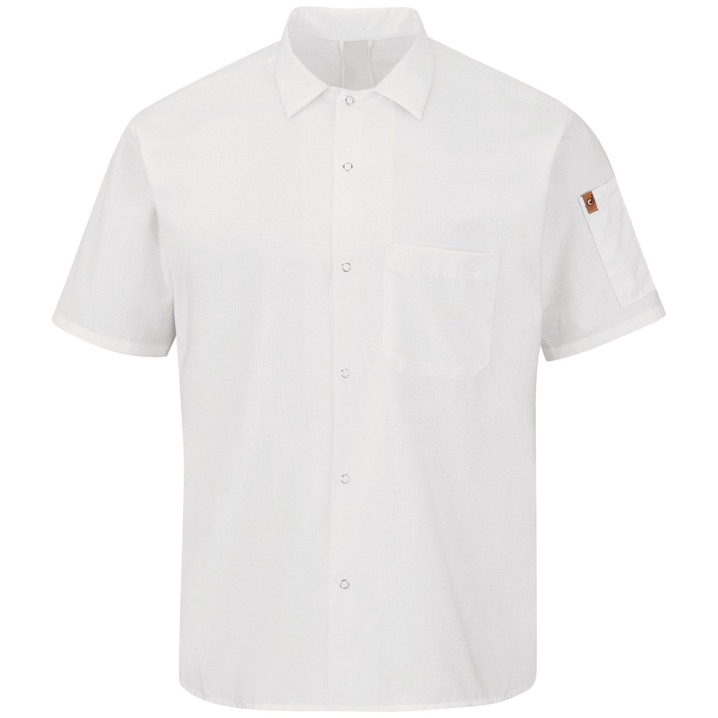Men's Short Sleeve Cook Shirt with OilBlok + MIMIX®