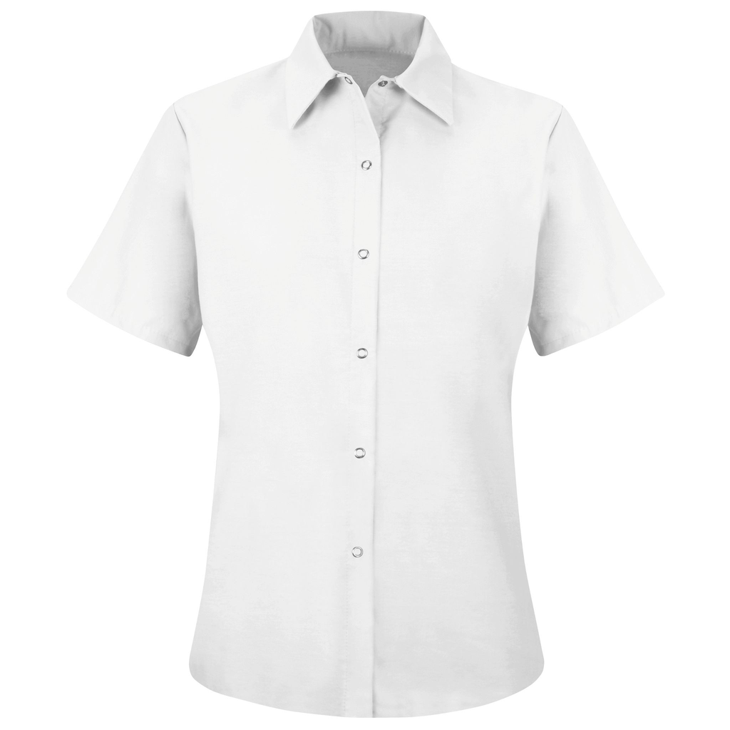 Women's Short Sleeve Specialized Pocketless Work Shirt