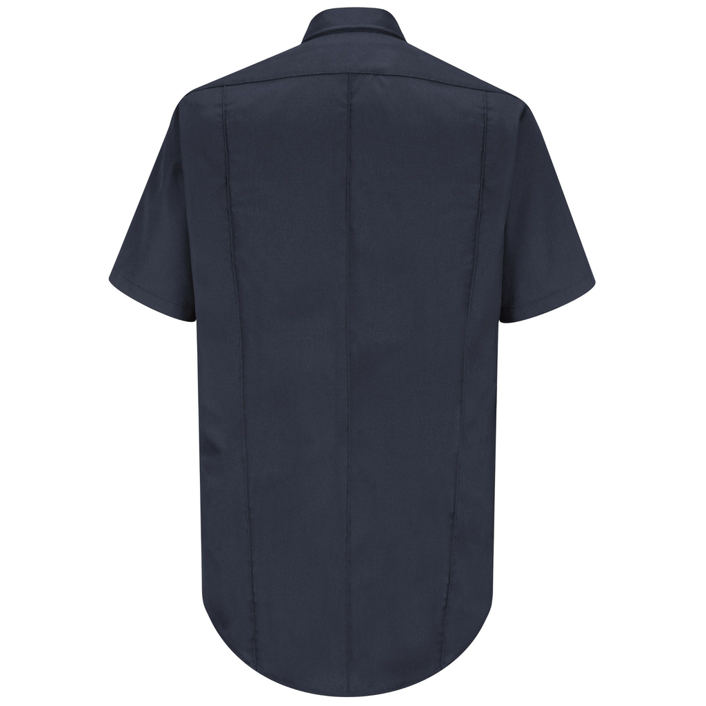 New Dimension® Concealed Button Front Short Sleeve Shirt