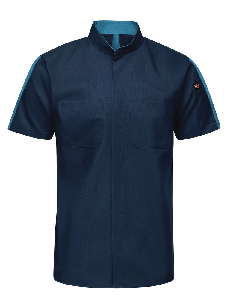 Men's Short Sleeve Two Tone Pro+ Work Shirt with OilBlok and MIMIX®