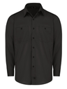 Men's Industrial WorkTech Ventilated Long-Sleeve Work Shirt With Cooling Mesh