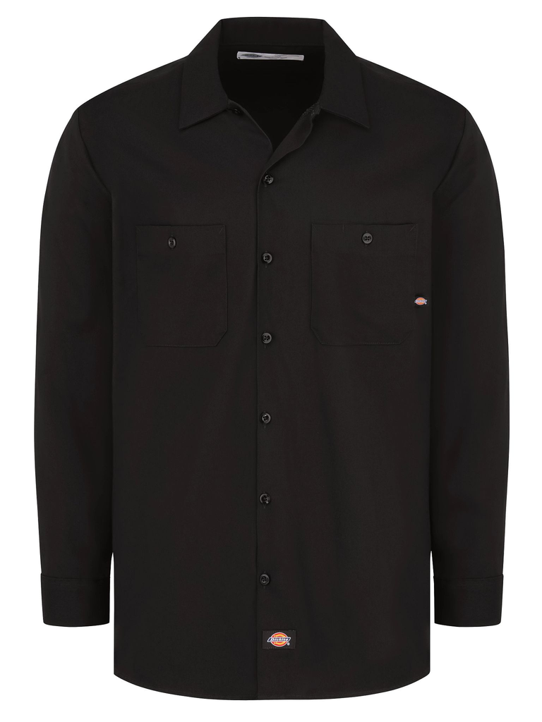 Men's Industrial Cotton Long-Sleeve Work Shirt