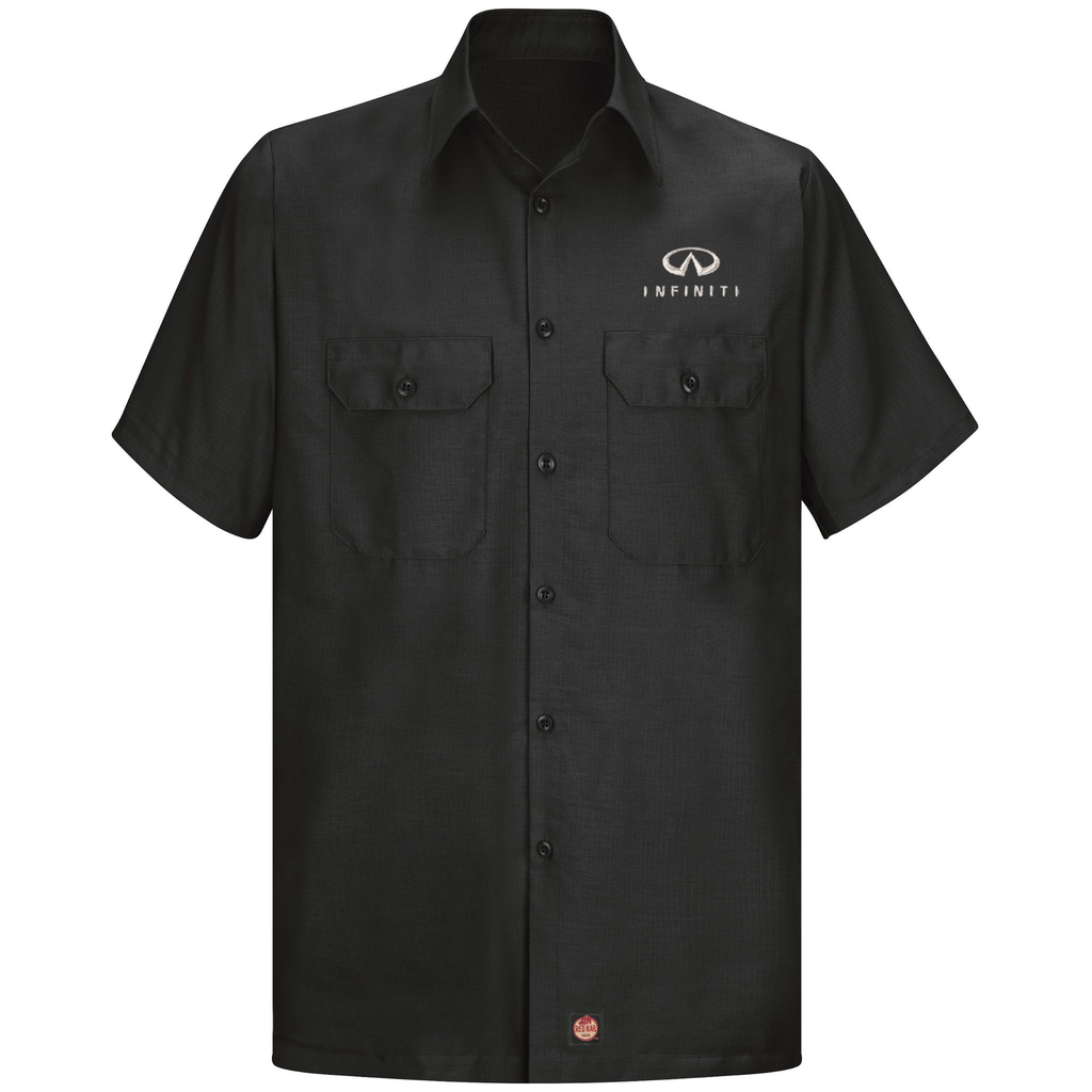 Men's Short Sleeve Solid Rip Stop Shirt