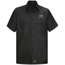 Men's Short Sleeve Solid Rip Stop Shirt