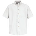 Men's Short Sleeve Poplin Dress Shirt
