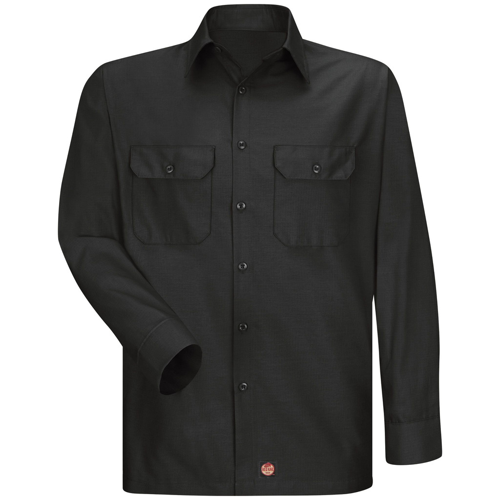 Men's Long Sleeve Solid Rip Stop Shirt