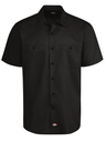 Men's Industrial WorkTech Ventilated Short-Sleeve Work Shirt With Cooling Mesh