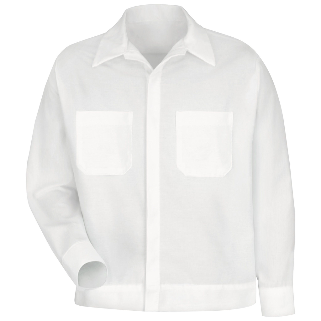 Men's Button-Front Shirt Jacket