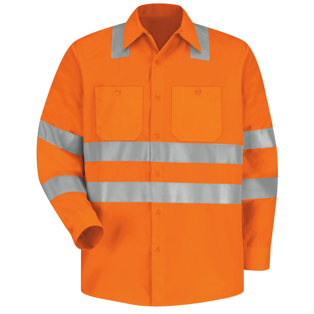Hi-Visibility Long Sleeve Work Shirt - Type R, Class 3