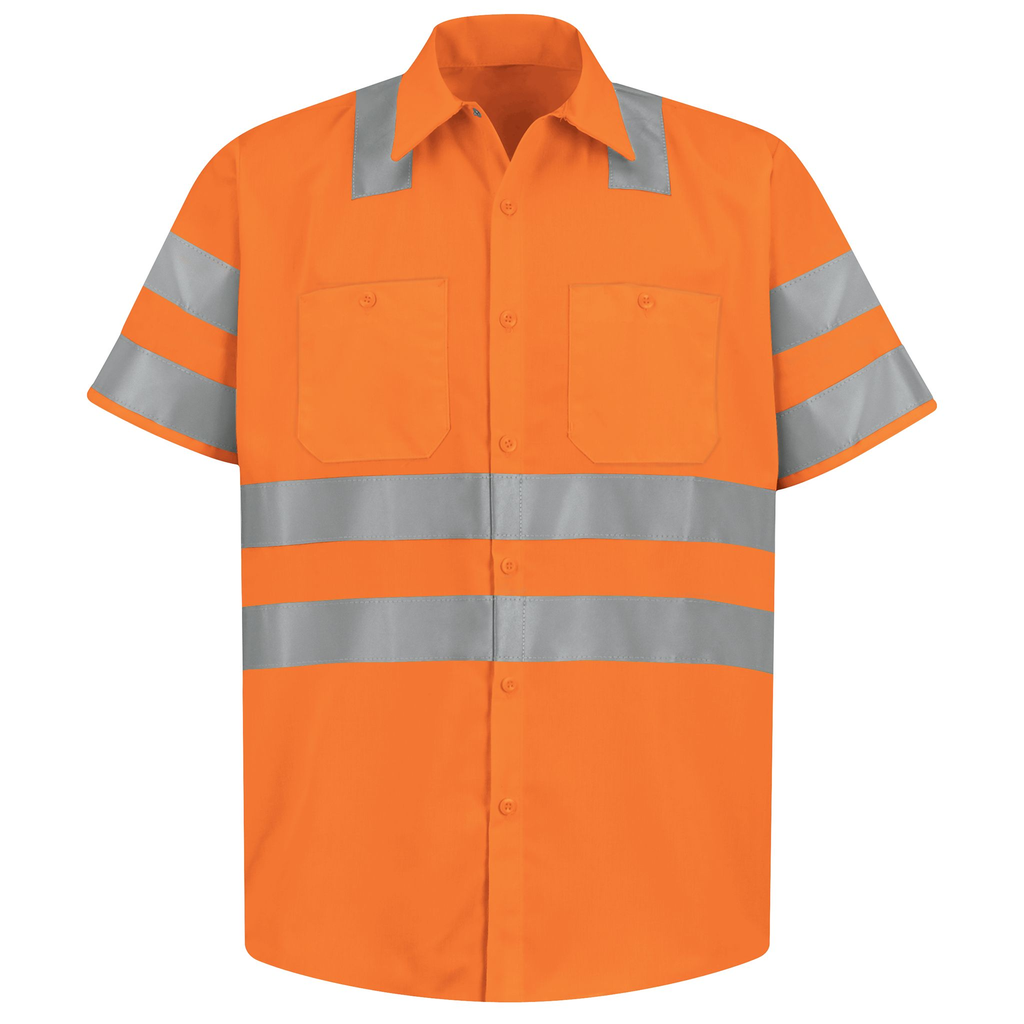 Hi-Visibility Short Sleeve Work Shirt - Type R, Class 3