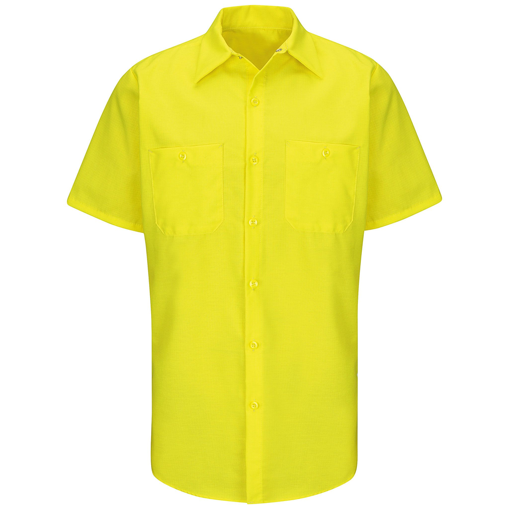 Short Sleeve Enhanced Visibility Ripstop Work Shirt