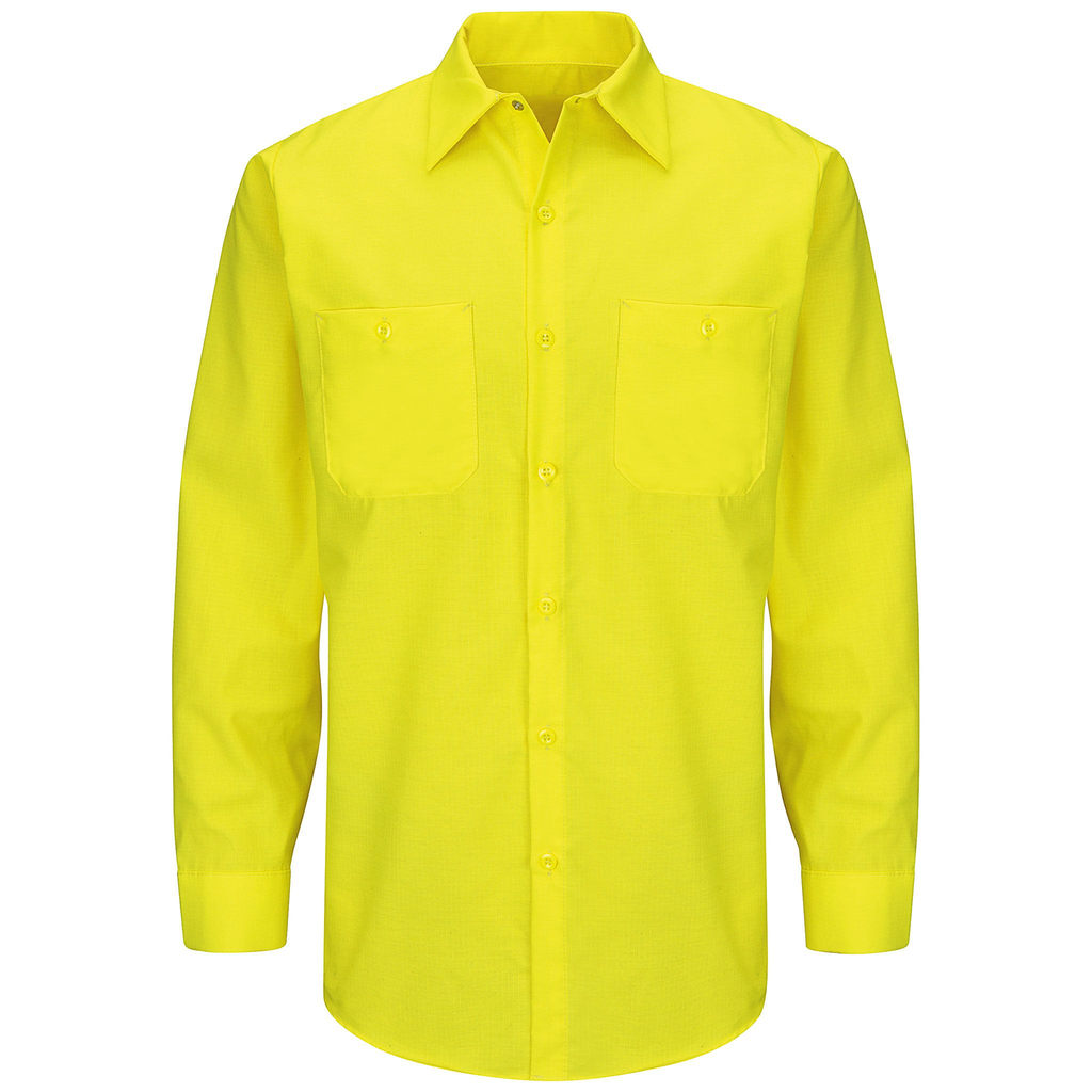 Long Sleeve Enhanced Visibility Ripstop Work Shirt