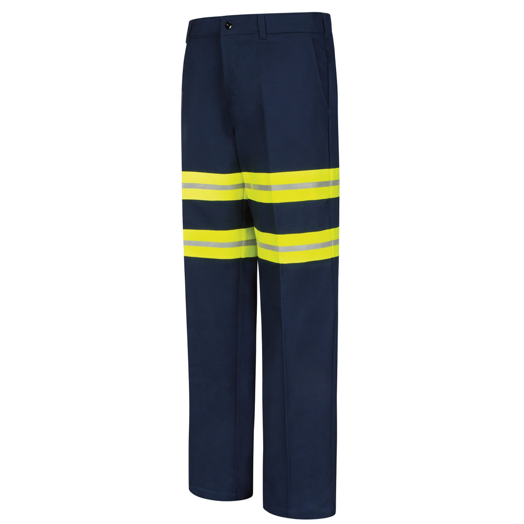 Men's Enhanced Visibility Wrinkle-Resistant Cotton Pant