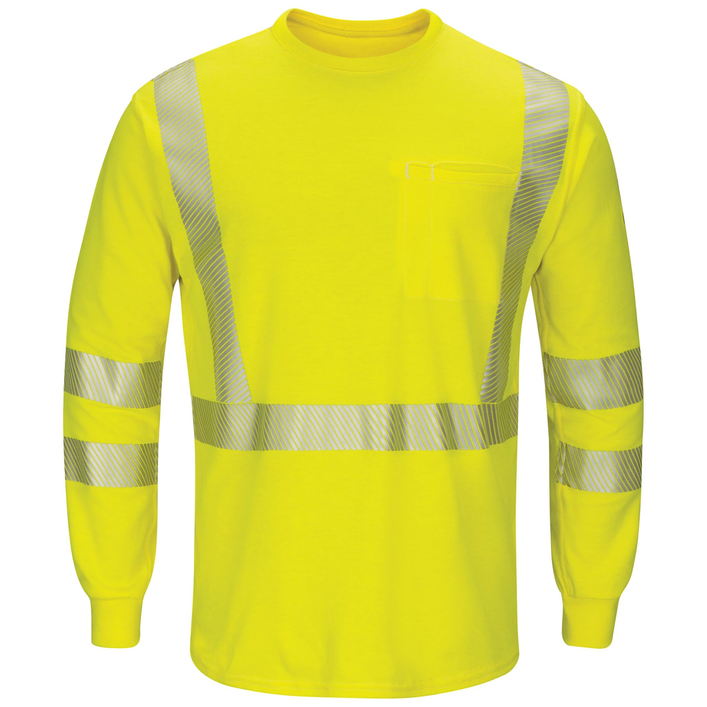 Hi-Visibility Lightweight Long Sleeve T-Shirt with Insect Shield