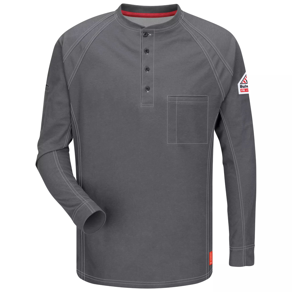 iQ Series® Men's Comfort Knit Long Sleeve Henley with Insect Shield