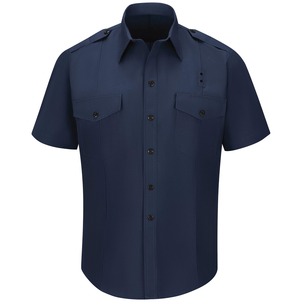 Men's Non-FR 100% Cotton Short Sleeve Fire Chief Shirt