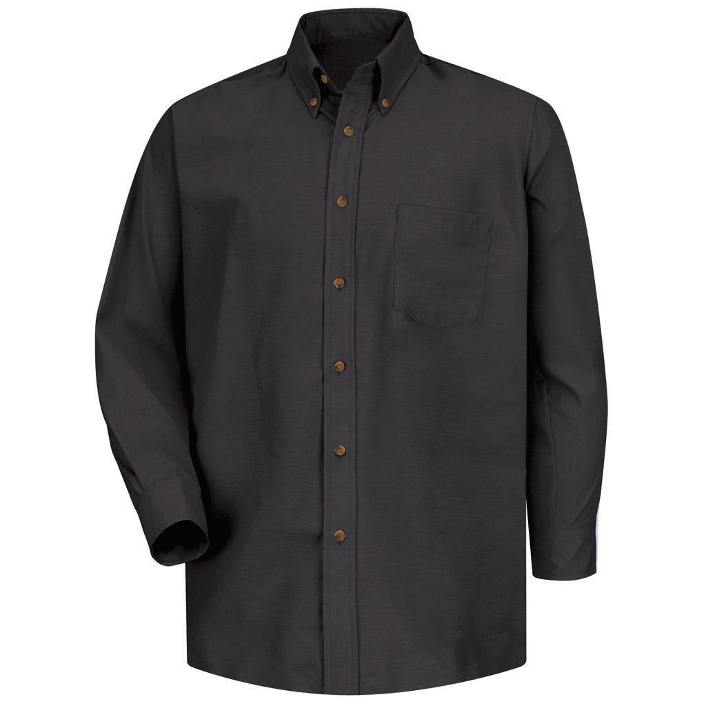 Men's Long Sleeve Poplin Dress Shirt