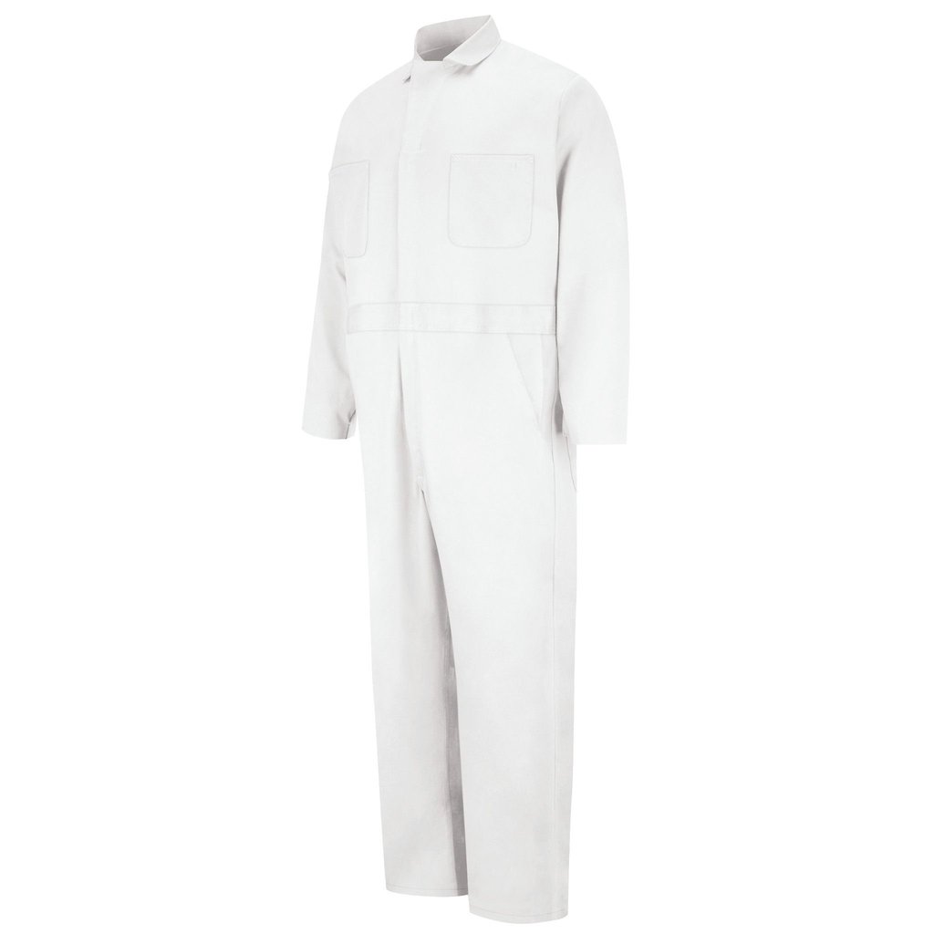 HERRINGBONE BTN FRONT COVERALL