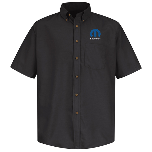 Mopar Men's Short Sleeve Poplin Dress Shirt
