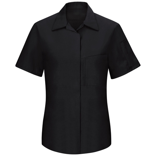 Women's Short Sleeve Performance Plus Shop Shirt with OilBlok Technology