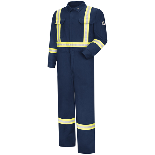 Men's Premium Coverall with Reflective Trim