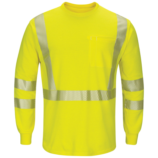 Men's Lightweight FR Hi-Visibility Long Sleeve T-Shirt