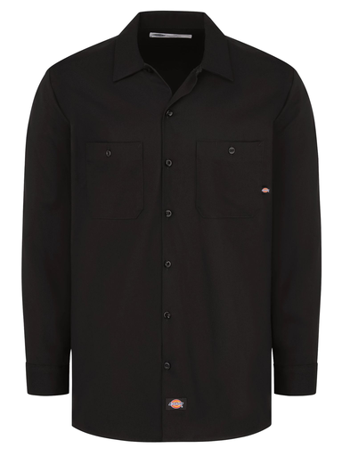 Men's Industrial Cotton Long-Sleeve Work Shirt
