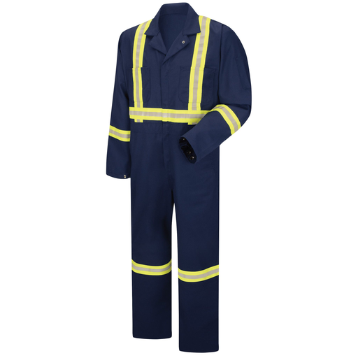 Enhanced Visibility Zip Front Coverall