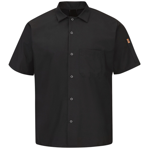 Men's Short Sleeve Cook Shirt with OilBlok + MIMIX®