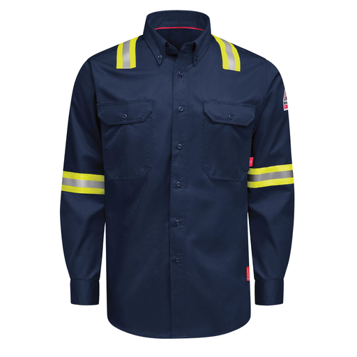 iQ Series Men’s Enhanced-Vis Midweight Comfort Woven Shirt