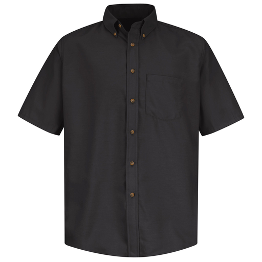 Men's Short Sleeve Poplin Dress Shirt