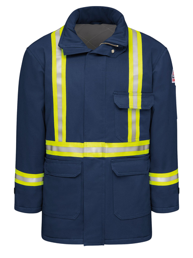 Men's Heavyweight Excel FR® ComforTouch® Insulated Deluxe Parka with Reflective Trim
