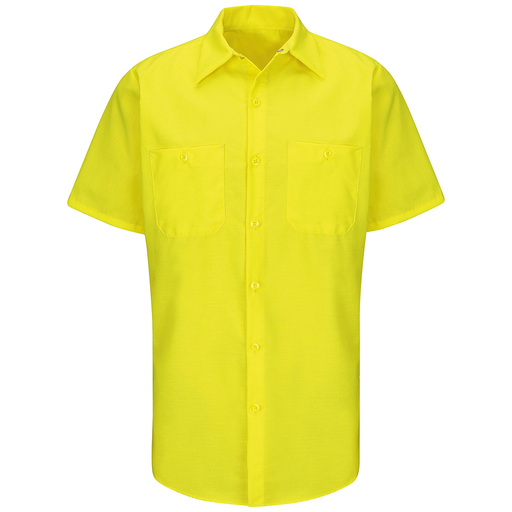 Short Sleeve Enhanced Visibility Ripstop Work Shirt