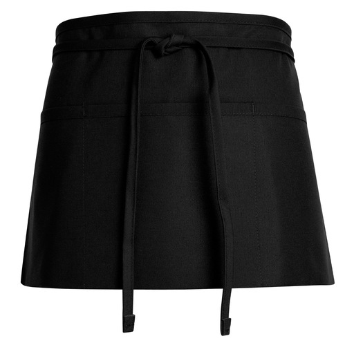 [WWOF-TT46BK-23-11] Waist Apron with Squared Corners