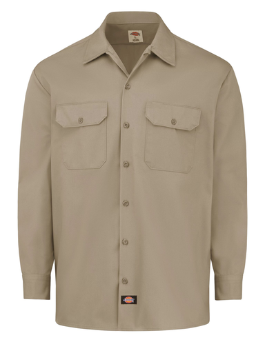 Men's Industrial Heavyweight Twill Long-Sleeve Shirt