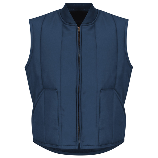 MNS CHARCOAL QUILTED VEST PATCH PKT